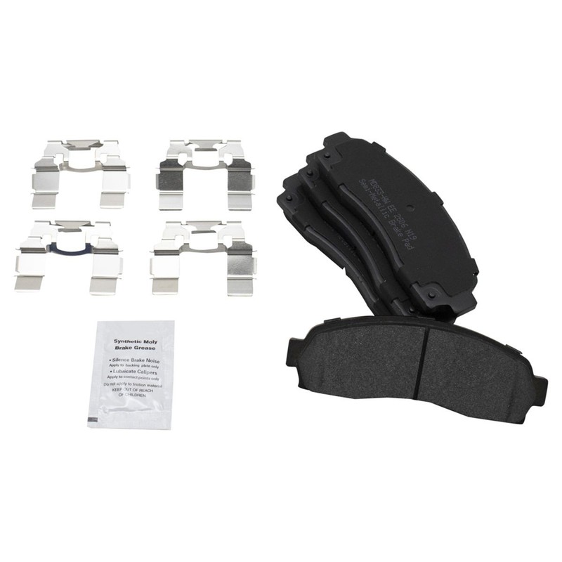 TRQ Front Rear Semi Metallic Brake Pad & Rotor Kit w/Chemicals for Sport Trac gallery