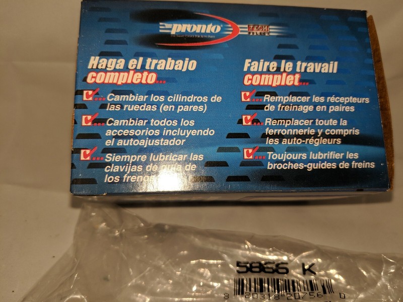 Pronto Disc Brake Hardware Kit Front HW5866, New, Sealed in Bag gallery