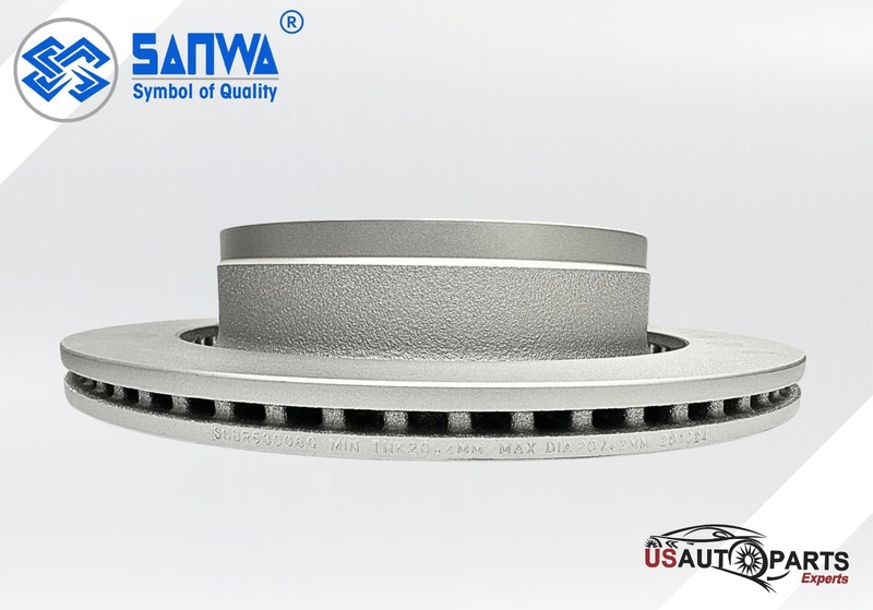SANWA REAR BRAKE ROTOR VENTED & COATED GEOMET 353 mm FOR RAM 1500 2002-2023 3.6L gallery