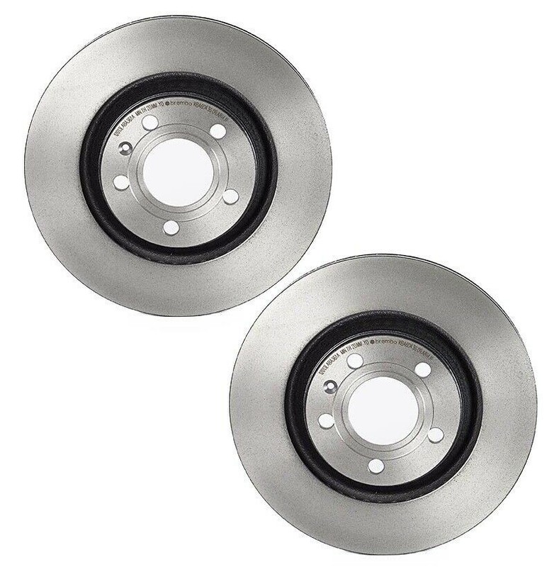 Brembo Pair Set of 2 Rear 300mm Vented Disc Brake Rotors For Audi S4 2004-2009