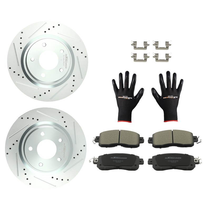 296mm Front Drilled Brake Rotors&Ceramic Pads for Nissan Altima 2013-23 S-31464
