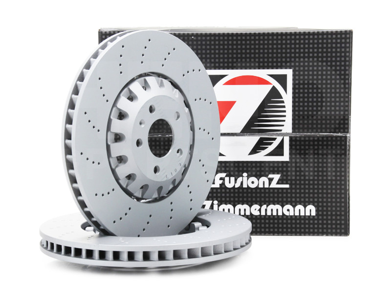 2x Zimmermann 100.3384.70 Front Brake Discs Fits Audi RS4 RS5 4M0615301AM 375mm