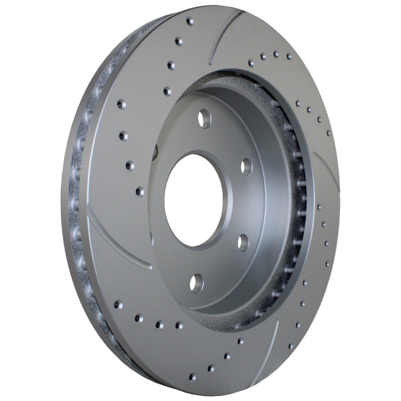 Front Brake Kit 305mm Drilled Rotors TRW Ceramic Pads For Silverado Sierra 1500 gallery