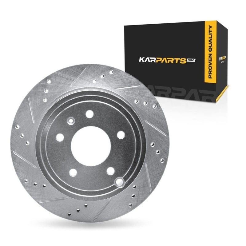 For Saturn Vue 2008-2010 Brake Rotor Rear, Driver Side | Cast Iron | Vented