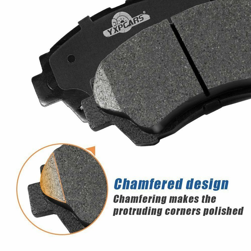 Rear Rotors + Ceramic Brake Pads for 2010 - 2016 2017 Chevy Equinox GMC Terrain gallery
