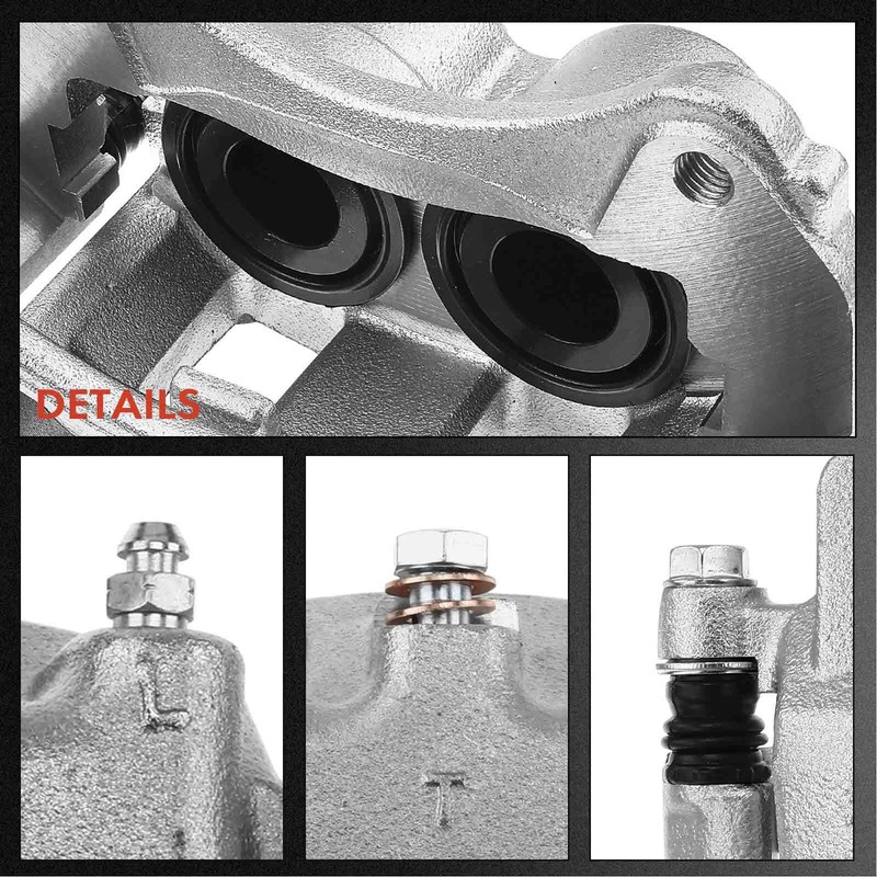 Front & Rear Disc Brake Rotor & Pads + Brake Caliper for Ford Explorer Mercury gallery
