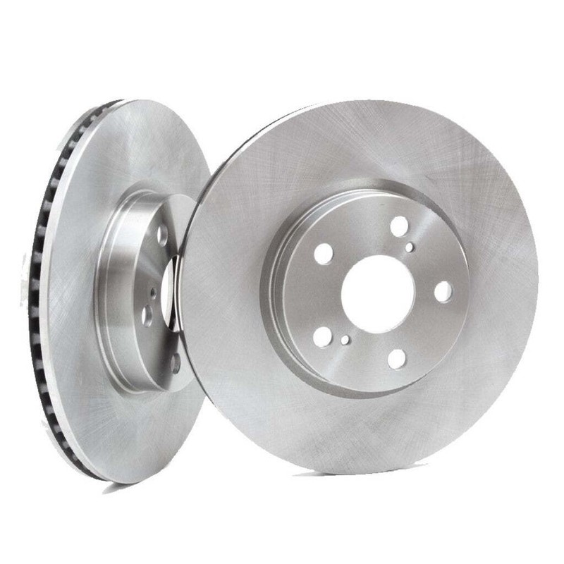 2x Front Disc Brake Rotors For Toyota Corolla ZRE182 ZRE152 ZRE142