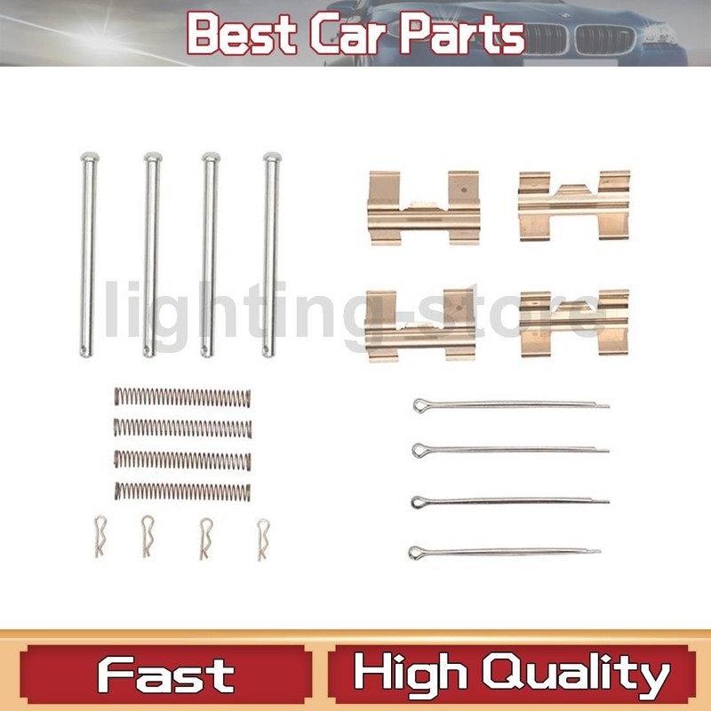 2 Front Rear Disc Brake Hardware Kit Fits Land Rover Defender 90 3.9L 4.0L