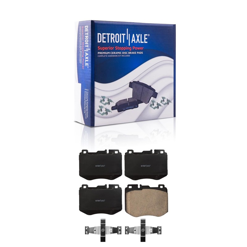 10pc Front & Rear Disc Rotors + Ceramic Brake Pads for 2015-2020 2021 C350E C300 gallery