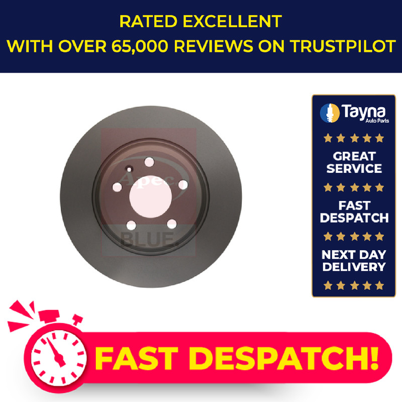 2x Brake Discs Pair Solid fits AUDI A6 C7, C8 2.0 Rear 2011 on 300mm Set Quality