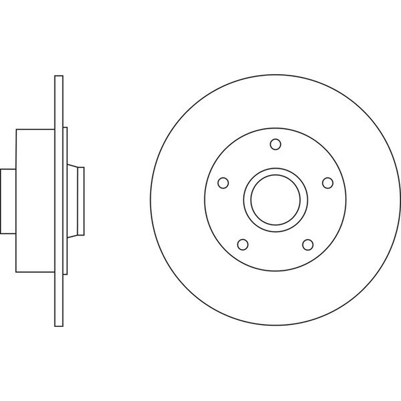 Apec Blue Brake Disc – Rear SDK6678 Fits Renault Fluence and Megane – OE Quality