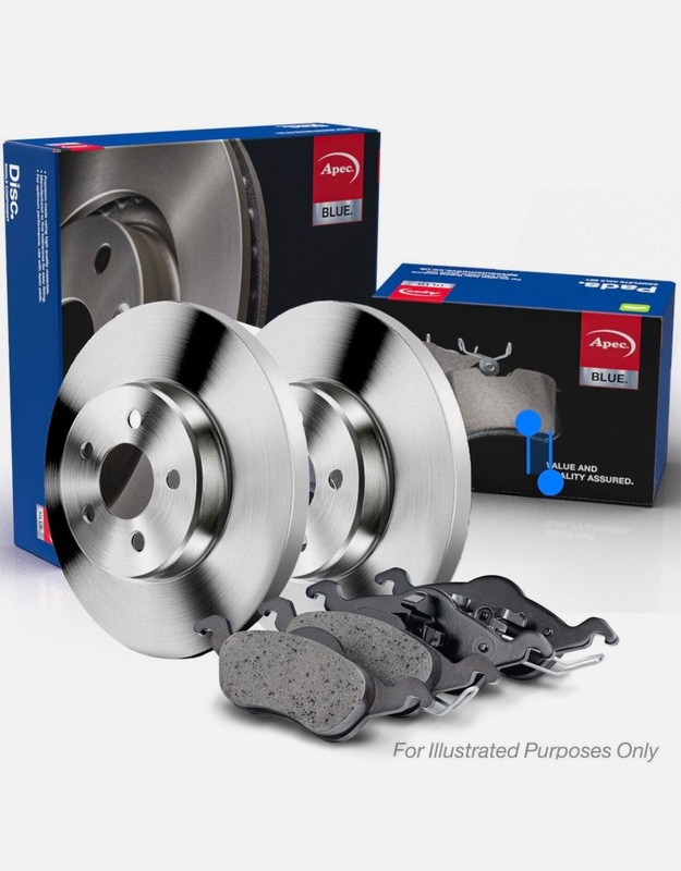FOR SUZUKI JIMNY SN413 1.3 1998 ON FRONT SOLID BRAKE DISCS AND PADS SET 289 MM
