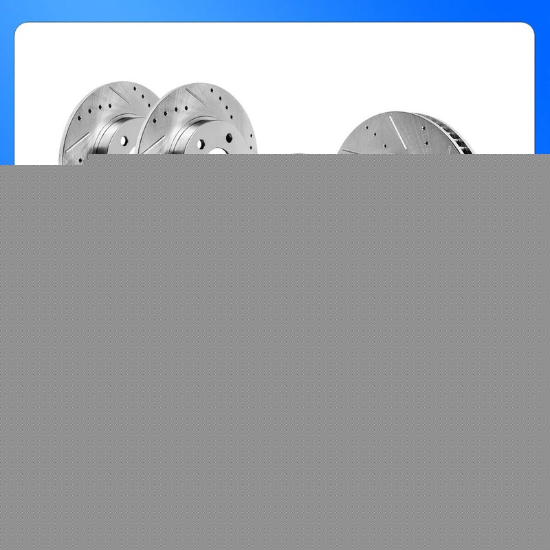 Front+Rear Drill Slot Brake Rotors & Ceramic Pads For Chevy Malibu Cobalt G6