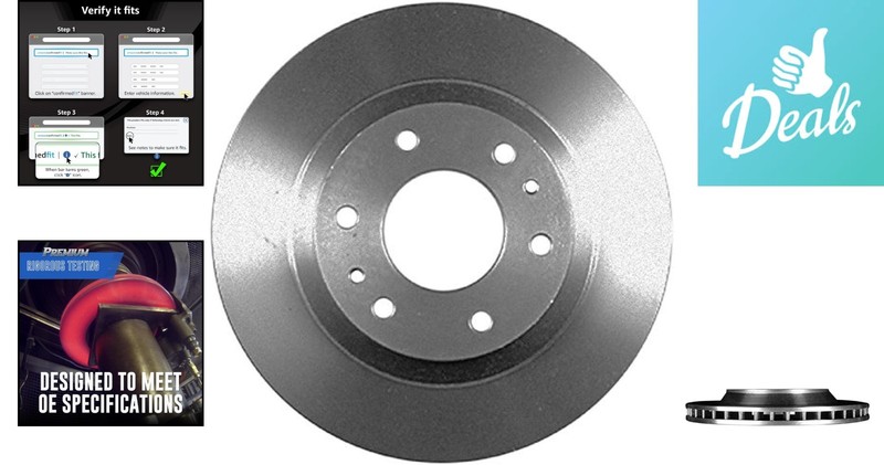 Performance Brake Rotor for SUVs and Trucks - 17 lbs, Heat Dissipation gallery