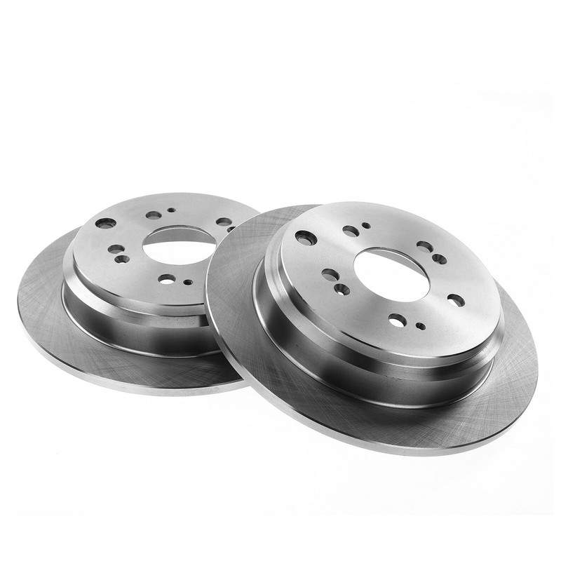 Disc Brake Rotor & Ceramic Brake Pads for Honda Odyssey 2005 2006-2010 3.5L Rear gallery