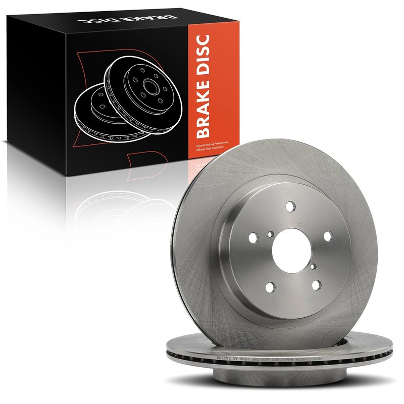 2x Rear Driver & Passenger Side Disc Brake Rotors for Subaru Legacy Outback WRX gallery