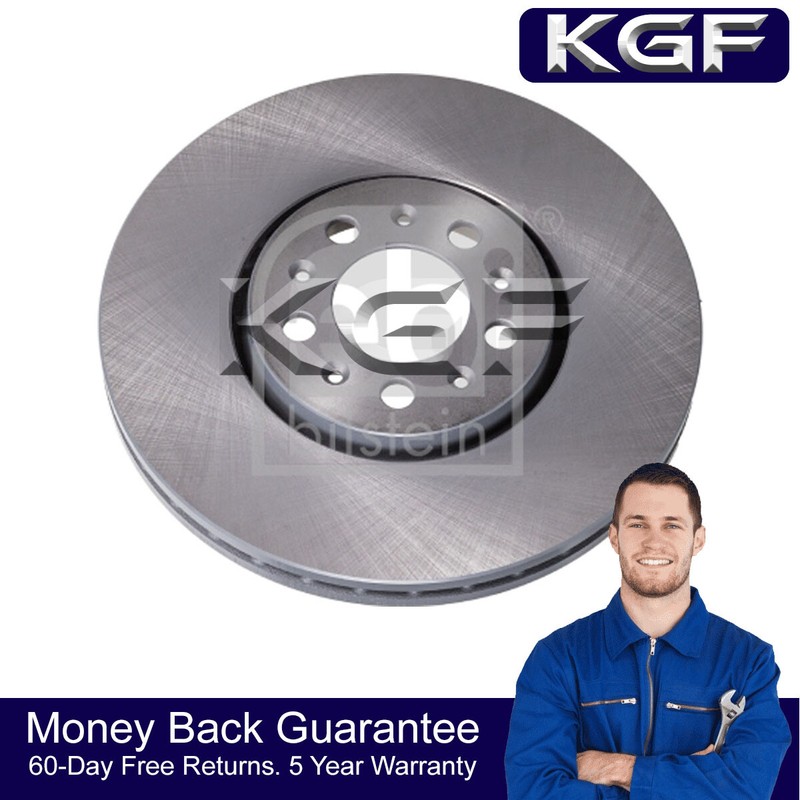 KGF Front Brake Discs Fits Ibiza Fabia Roomster A1 Golf Polo Bora 6R0615301D