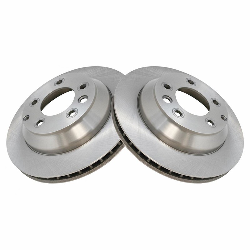 TRQ Brake Rotor & Metallic Pad Kit Rear w/Chemicals gallery