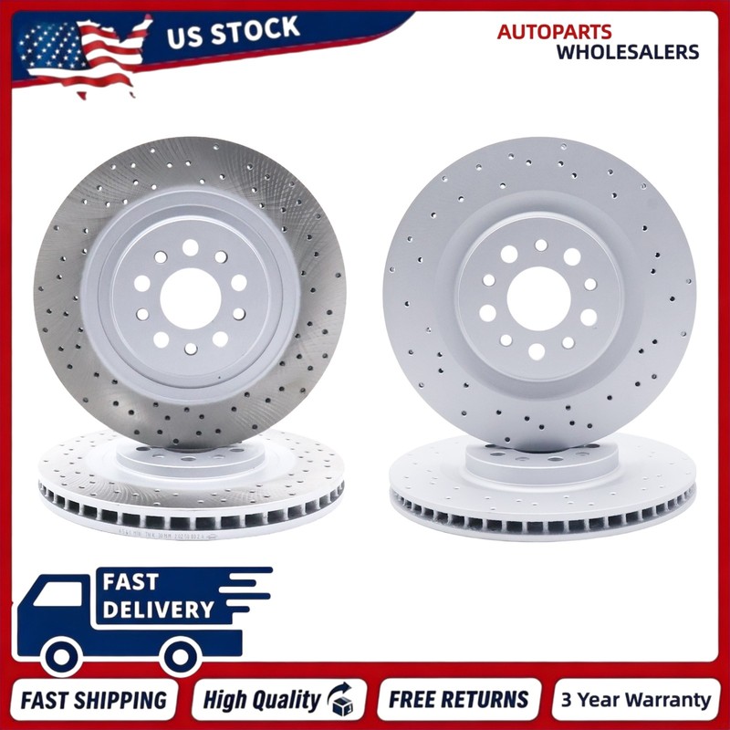 4x High-Quality Front Rear Brake Rotor For 2017-22 Maserati Ghibli Quattroporte gallery