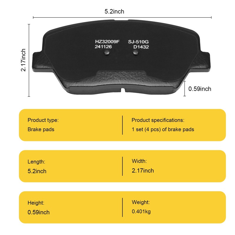 New Front Disc Brake Rotors Ceramic Brake Pads for Hyundai Santa Fe Kia Sorento gallery