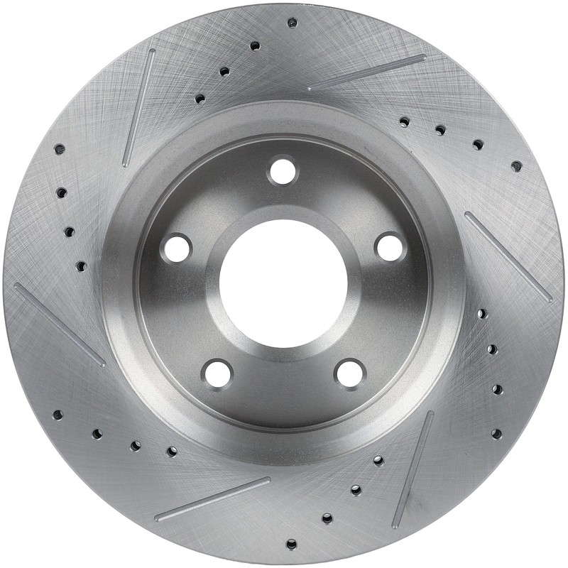 6X For Chrysler Town & Country 2008-2016 Front Slotted Brake Rotors Ceramic Pads gallery