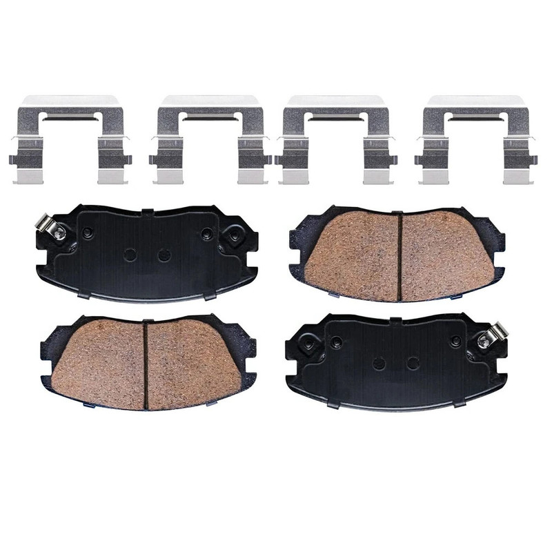 Front Brake Pads for 2010-2017 GMC Terrain Chevy Equinox Rear Drilled Rotors gallery
