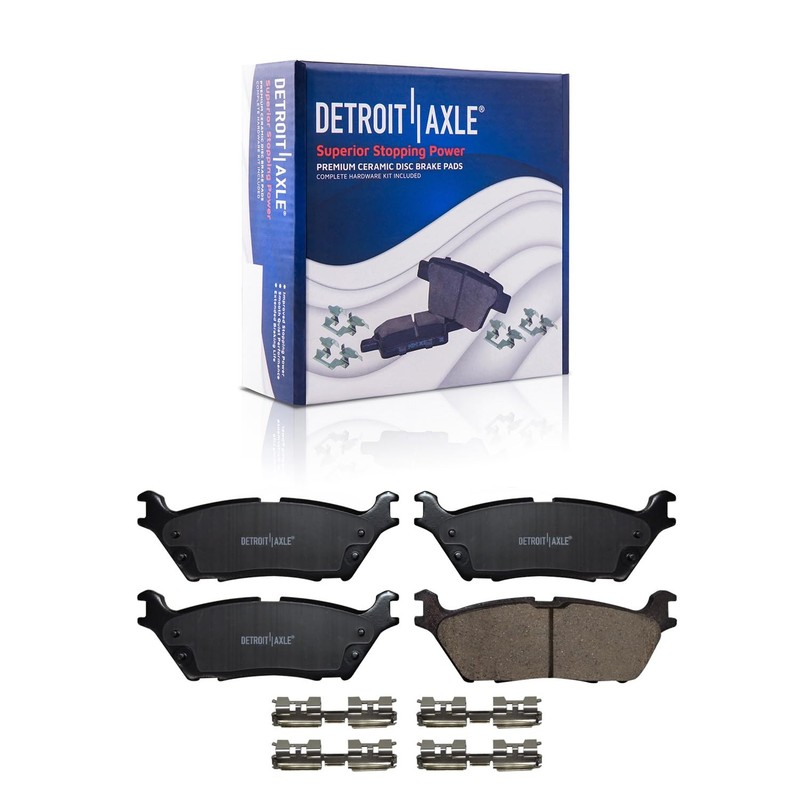 Front and Rear Rotors Brake Pads for 2018 - 2020 Ford Expedition F-150 Navigator gallery