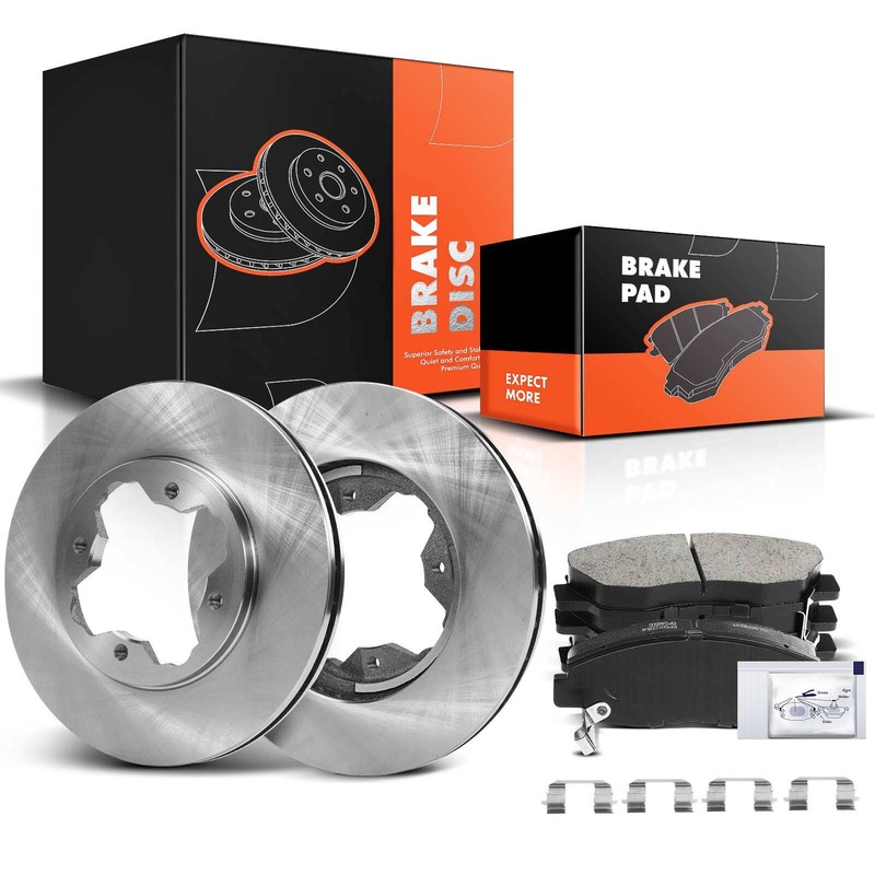 Disc Brakes Rotors & Ceramic Pads for Acura CL 1997 Honda Accord 1990-1997 Front