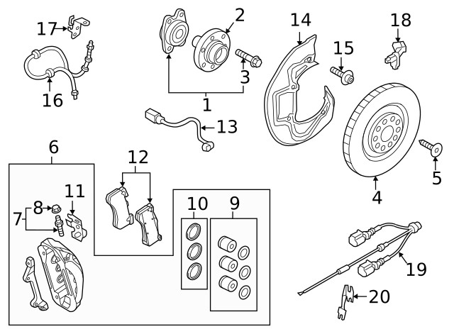 Genuine Rotor 4H0-615-301-AL gallery