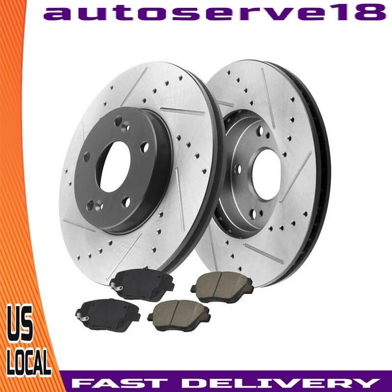 Front Brakes Rotors Brake Pads For Kia Optima Sonata Hyundai 2.4L Hybrid