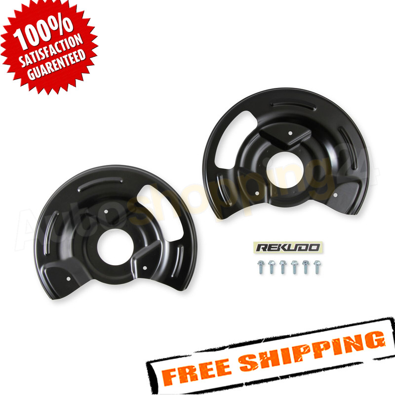 REKUDO RK400-17 JL8 Front Disc Brake Dust Shields for 1970-1981 Camaro/Firebird