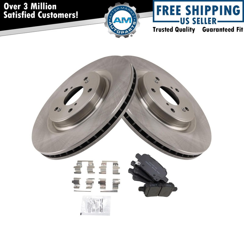 Front Brake Pad & Rotor Kit Brake Rotor For 2020-2022 Honda CR-V