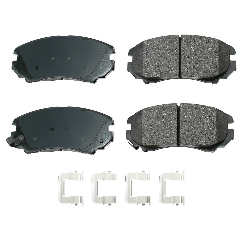 Front Brake Kit 321mm Disc Rotors & Akebono Ceramic Pads For Buick Chevrolet GMC gallery