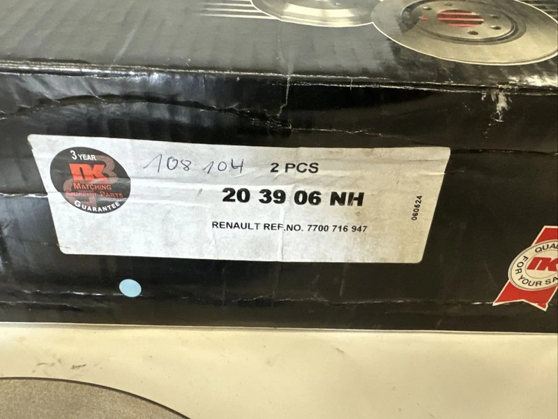 NK brake discs set Ø 238 mm 203906 front for Renault Twingo, Rapid, Super 5 gallery