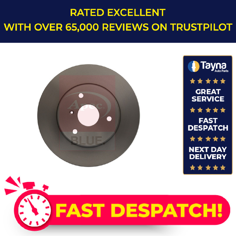 2x Brake Discs Pair Solid fits SMART FORTWO 1.0 Front 2007 on 280mm Set Quality