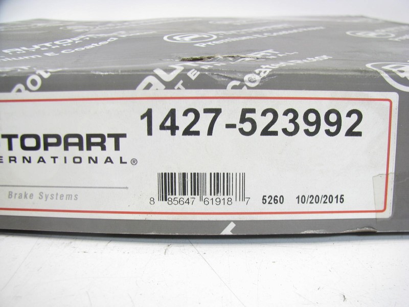 (2) Autopart 1427-523992 Front E-Coated Disc Brake Rotor For 2012-2017 Fiat 500 gallery