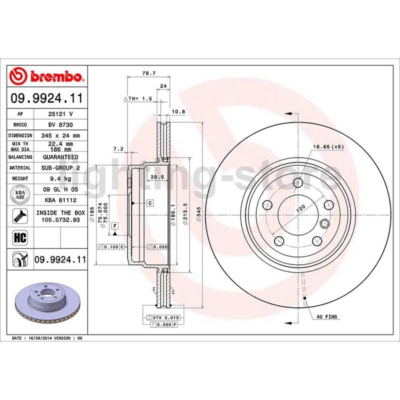 Front+Rear Brake Pads and Disc Rotors full set Fits BMW X5 4.8L 3.0L BMW X6 3.0L gallery