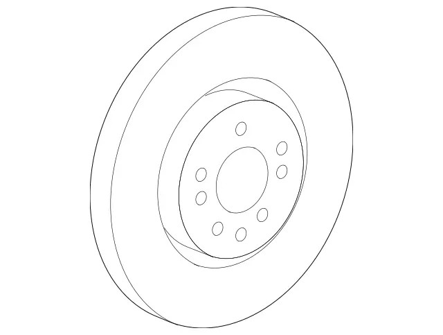 Genuine Mercedes-Benz Brake Disc 164-421-14-12-90