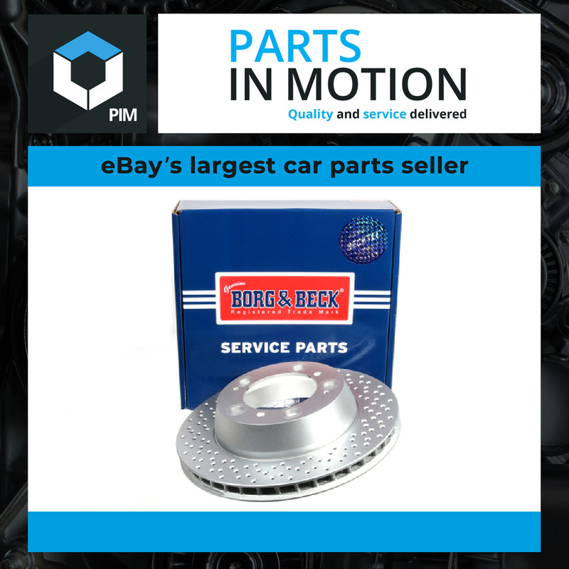 2x Brake Discs Pair Vented Rear 299mm BBD5836S Borg & Beck Set 98635240301 New