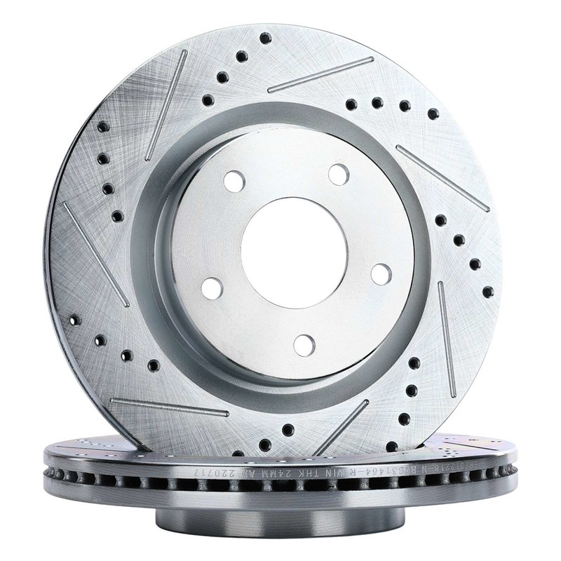 Brake Kit With Calipers 4-Wheel Set Front & Rear Coupe for Nissan Altima 07-10 gallery