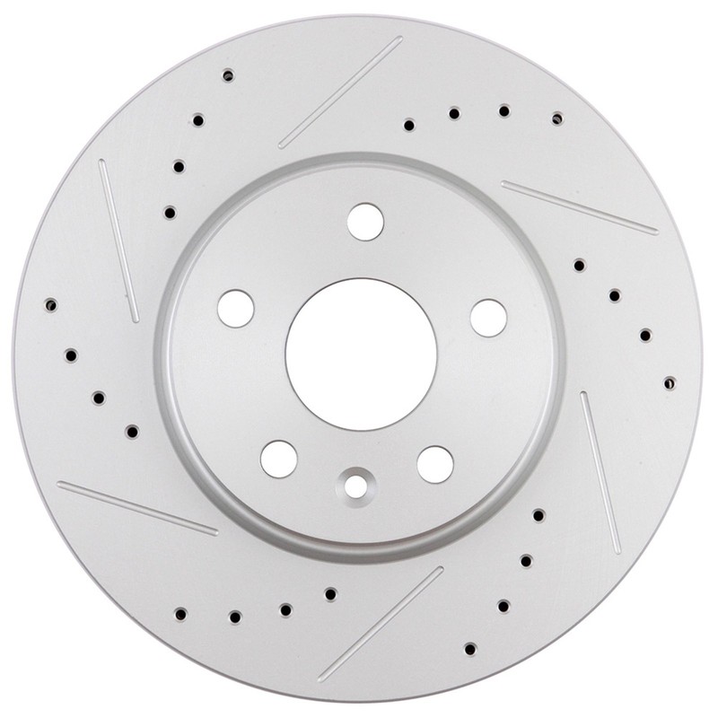 Front Drilled Brake Rotors + Ceramic Pads for 2013 - 2016 Chevy Sonic Cruze L4 gallery
