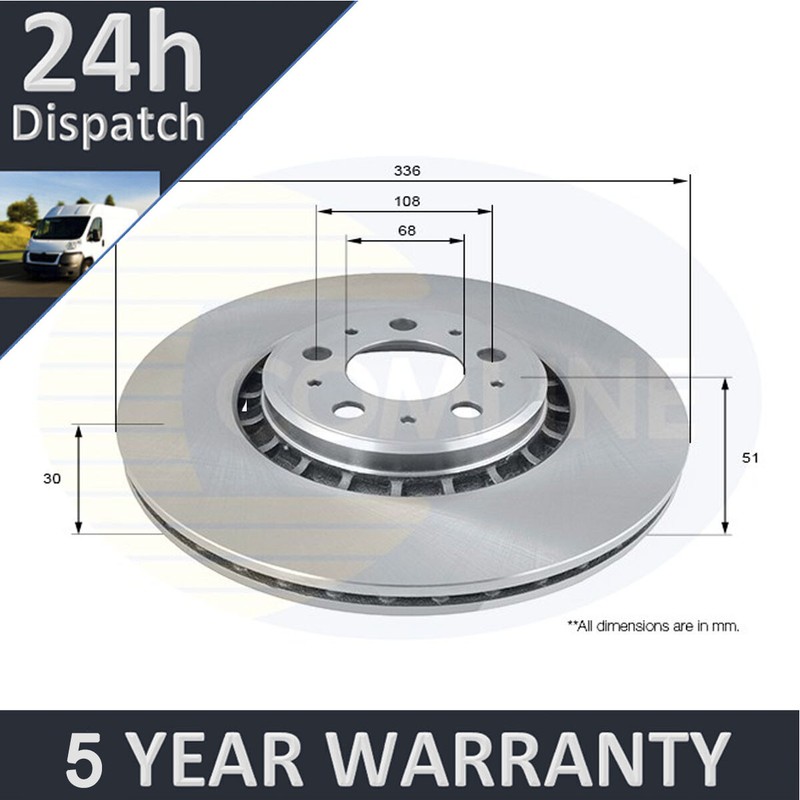 Fits Volvo XC90 2002-2014 PV Front Brake Disc #1 306573015 306573013 30657301