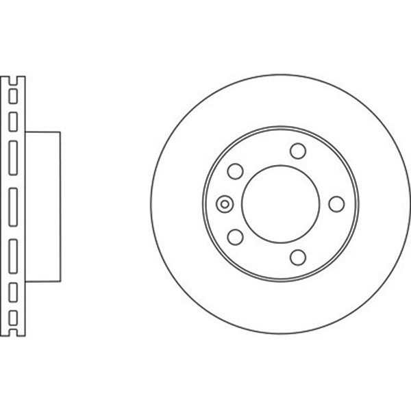 Apec Blue Front Vented Brake Discs & Pads Set for Renault Master 2.3 (2010–15) gallery