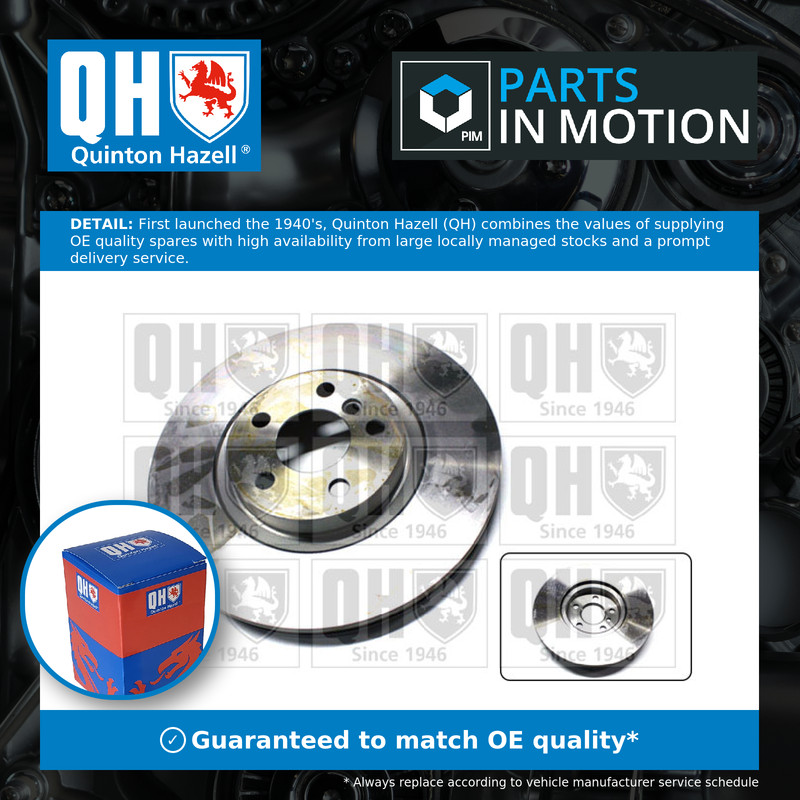 2x Brake Discs Pair Vented fits BMW 120 F40 2.0 Front 2020 on 330mm Set QH New