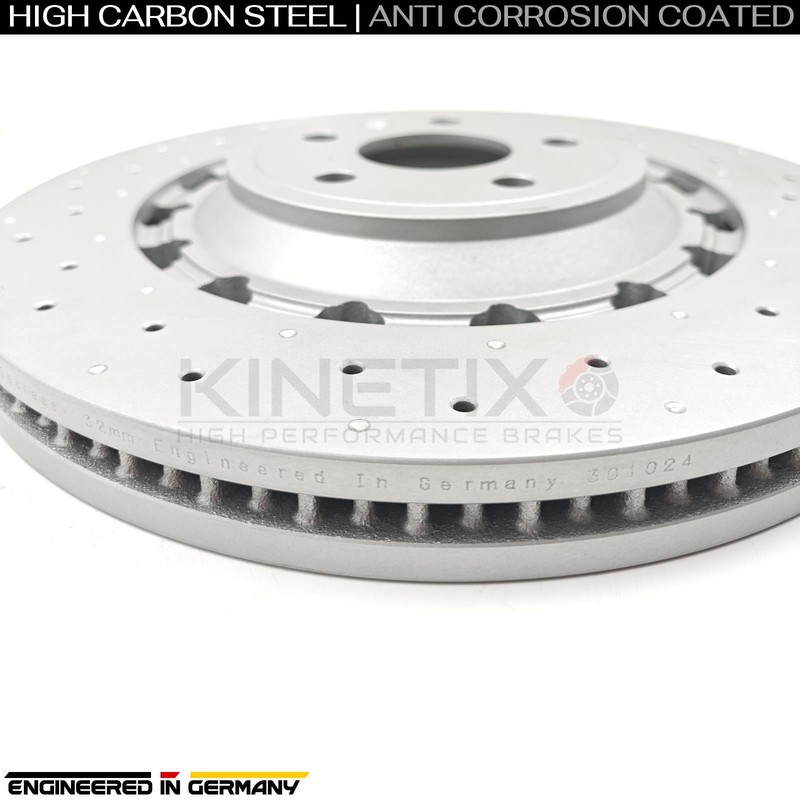 FOR AUDI RS3 8V 17-20 FRONT BRAKE DISCS TEXTAR PADS 370mm X 34mm 8V0615301R gallery
