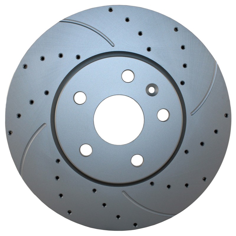 Bison Performance Front Coat Drilled 321mm Brake Disc Rotor for Chevy GMC Buick