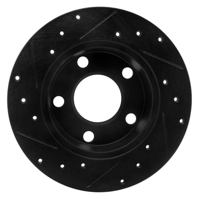 For Audi Allroad Quattro 01-05 Brake Rotor eLINE Drilled & Slotted 1-Piece Rear