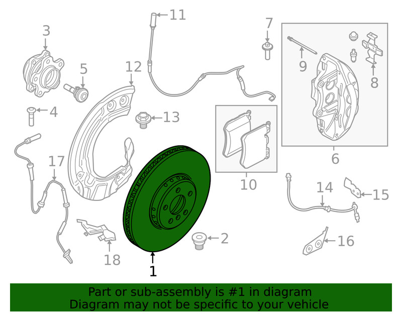 Genuine BMW Disc Brake Rotor 34-10-8-858-705 gallery