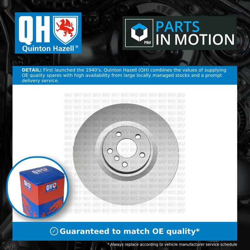 Brake Disc Single Vented fits BMW X1 F48 2.0D Front Left 14 to 22 360mm QH New