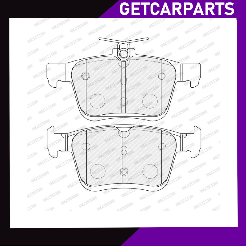 Rear Solid Brake Discs / Pads Fits Audi TT 2014+ 1.8/2.0 gallery